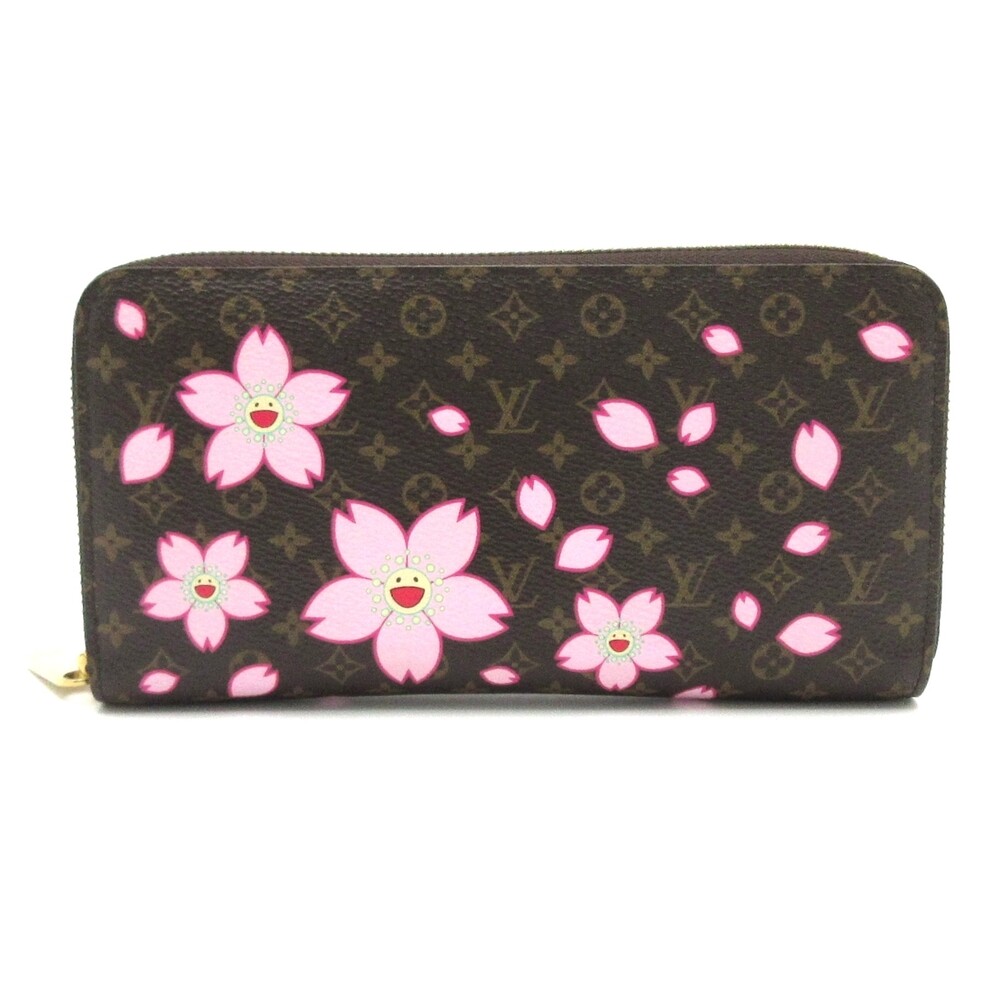 Louis Vuitton LV x TM Zippy Wallet Monogram Cherry Blossom Long Wallet M13433